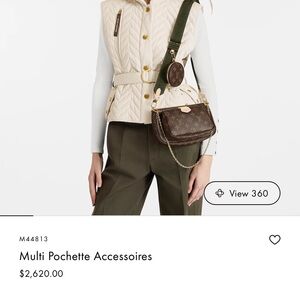 Louis Vuitton Multi Pochette Accessoires in khaki